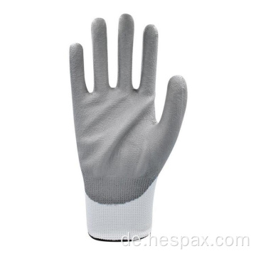 Hespax Nylon 13G PU Palm -Beschichtung Handschuhe